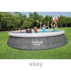 Bestway Fast Set Inflatable Above Ground Swimming Pool with Filter Pump