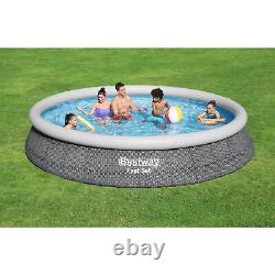 Bestway Fast Set Inflatable Above Ground Swimming Pool with Filter Pump