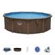Bestway Hydrium 16' X 52 Steel Wall Round Above Ground Swimming Pool Set