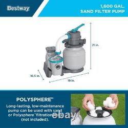 Bestway Hydrium 16' x 52 Steel Wall Round Above Ground Swimming Pool Set