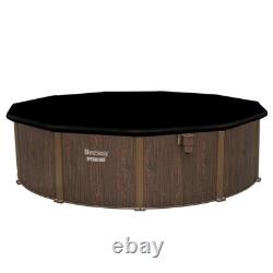 Bestway Hydrium 16' x 52 Steel Wall Round Above Ground Swimming Pool Set
