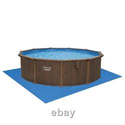 Bestway Hydrium 16' x 52 Steel Wall Round Above Ground Swimming Pool Set