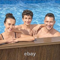 Bestway Hydrium 24'x12'x52 Oval Above Ground Swimming Pool Set, Brown (Used)