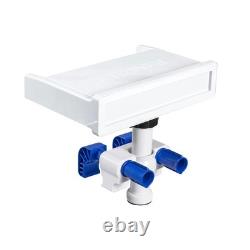 Bestway Multicolor LED Waterfall & 14'x8'x39.5 Above Ground Swimming Pool Set