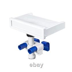 Bestway Multicolor LED Waterfall & 14'x8'x39.5 Above Ground Swimming Pool Set