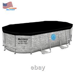 Bestway Power Steel Swim Vista 14' x 8'2 x 39.5 Above Ground Swimming Pool Set