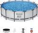 Bestway Steel Pro Max 14' X 42 Round Above Ground Swimming Pool Set Outdoor Pool