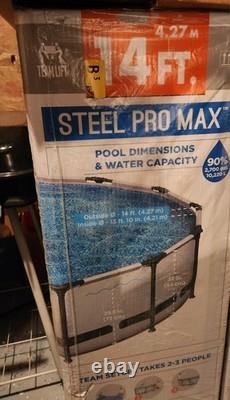 Bestway Steel Pro MAX 14' x 33 Above Ground Swimming Pool Set IN HAND NEW