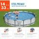 Bestway Steel Pro Max 14' X 33 Round Above Ground Swimming Pool Set