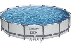 Bestway Steel Pro MAX 14' x 33 Round Above Ground Swimming Pool Set