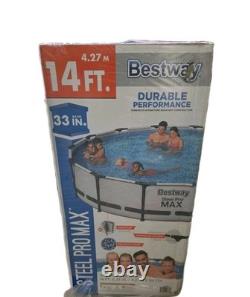 Bestway Steel Pro MAX 14' x 33 Swimming Pool Set IN HAND NEW