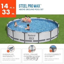 Bestway Steel Pro MAX 14' x 33 Swimming Pool Set IN HAND NEW