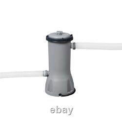 Bestway Steel Pro MAX 14' x 42 Above Ground Swimming Pool Set, Gray (Open Box)