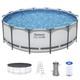 Bestway Steel Pro Max 14'x48 Round Above Ground Swimming Pool With Pump & Cover