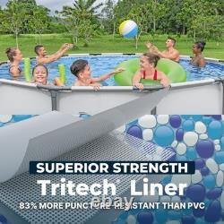 Bestway Steel Pro MAX 14'x48 Round Above Ground Swimming Pool with Pump & Cover