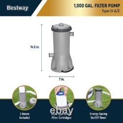 Bestway Steel Pro MAX 14'x48 Round Above Ground Swimming Pool with Pump & Cover