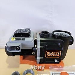 Black & Decker 2 HP Energy Star Variable Speed In Ground Swimming Pool Pump