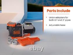 Black & Decker 2HP Energy Star Variable Speed Inground Swimming Pool Pump