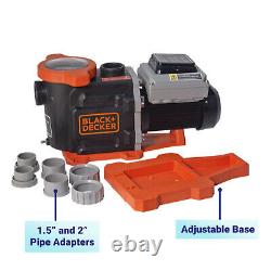 Black & Decker 3 HP Energy Star Variable Speed In Ground Swimming Pool Pump