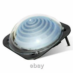 Black Outdoor Solar Dome Inground &Above Ground Swimming Pool Water Heater