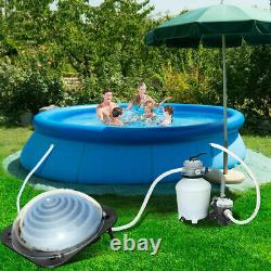 Black Outdoor Solar Dome Inground &Above Ground Swimming Pool Water Heater