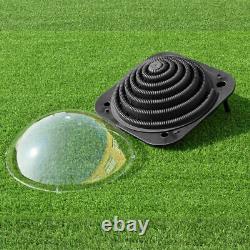 Black Outdoor Solar Dome Inground &Above Ground Swimming Pool Water Heater