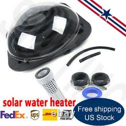 Black Outdoor Solar Dome Inground & Above Ground Swimming Pool Water Heater SALE