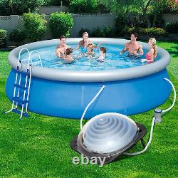 Black Solar Dome Inground + Above Ground Swimming Pool Water Heater Outdoor