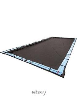 Blue Wave BWC752 Bronze 8-Year 20-ft x 40-ft Rectangular In Ground Pool Winter