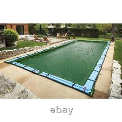 Blue Wave Pool Cover 55'x35' Rectangular Forest Green In Ground Winter+Outdoor