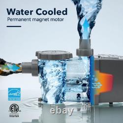 BlueBay 1.5HP Water-Cooled Variable Speed Pool Pump with LED Display, 230V/60Hz