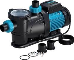 Bomgie in/Above Ground Pool Pump, 2HP 6950 GPH Swimming Pool Pump, 115V