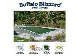 Buffalo Blizzard 18 x 36 Rectangle Supreme Swimming Pool Winter Cover -12 YR WTY