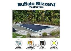 Buffalo Blizzard Deluxe Rectangle Swimming Pool Winter Cover (Choose Size)