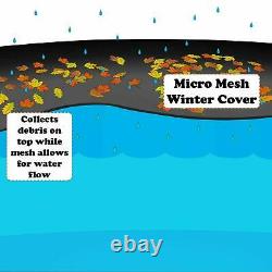 Buffalo Blizzard Micro Mesh Rectangular Swimming Pool Winter Cover 5 YR WTY