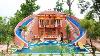 Build Most Wonderful Mud Villa Twin Water Slide Gorgeous Swimming Pool U0026 Pool Top Villa Full