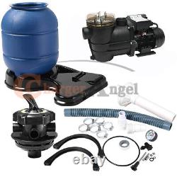 Bundle Set 12 Sand Filter with 1/3HP Pool Pump Above Ground Swimming 2400GPH