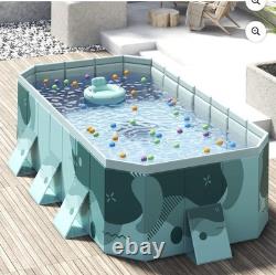 Buric Foldable swimming pool for home. 118 inch