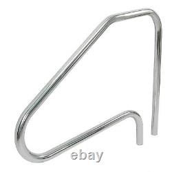 Chrome Stainless Steel Swimming Pool Ladder Step Handrail In-Ground Universal