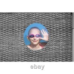 Coleman Power Steel 22' x 52 Frame Above Ground Swimming Pool Set, Gray (Used)