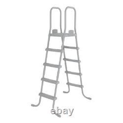 Coleman Power Steel 22' x 52 Frame Above Ground Swimming Pool Set, Gray (Used)