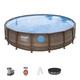 Coleman Power Steel Swim Vista 18' X 48 Above Ground Swimming Pool Set (used)