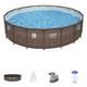 Coleman Power Steel Swim Vista 18' X 48 Above Ground Swimming Pool Set (used)