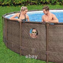 Coleman Power Steel Swim Vista 18' x 48 Above Ground Swimming Pool Set (Used)