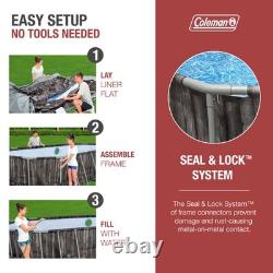 Coleman Power Steel Vista 20' x 48 Above Ground Swimming Pool Set (Open Box)