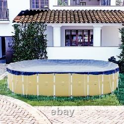 ColourTree Inground Above Ground WInter Pool Cover Oval (We Make Custom Sizes)