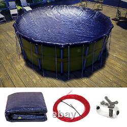 ColourTree Inground Above Ground WInter Pool Cover Round (We Make Custom Sizes)