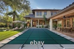 ColourTree Inground Pool Safety Cover Triple Stitched & Rain Permeability