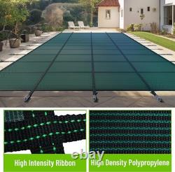 ColourTree Inground Pool Safety Cover Triple Stitched & Rain Permeability