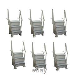 Confer CCXIG Gray Inground Swimming Pool Grand Entry Curve Steps Stairs (6 Pack)
